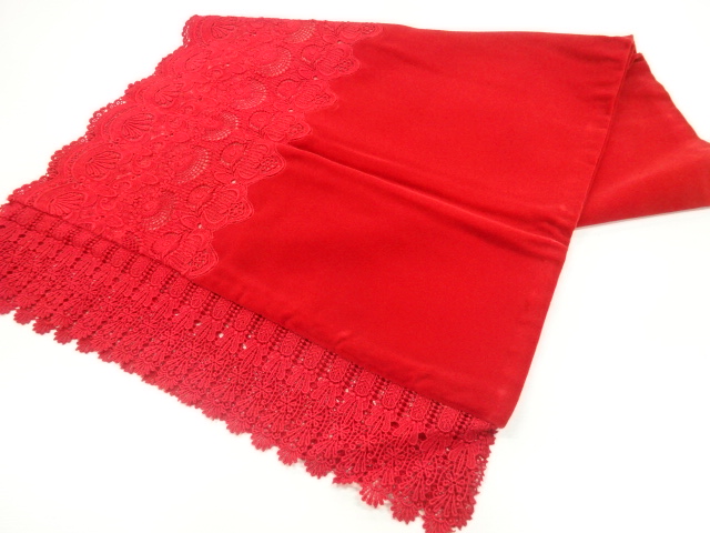 JAPANESE SHAWL / VELVET / LACE / FLOWER